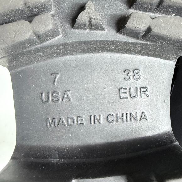 Jeffrey Campbell Clogge Platform Mules Women's 7 Black Leather Slip-On Comfort - Picture 9 of 9